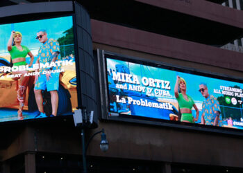 Mika Ortiz celebra el éxito de su sencillo «La Problematik» con una Pantalla Gigante