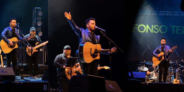 Alfonso Terán llenó de frescura y causó sensación en Miami abriendo el concierto de Nacho “La Criatura”