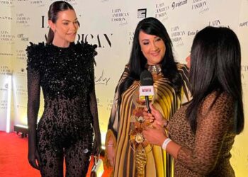 Marie Gonçalves irradia elegancia en la gala de los "Premios Latinoamericanos de la Moda"