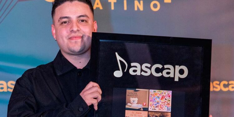 Keityn recibe el premio de Ascap Latino como compositor del año por segundo año consecutivo