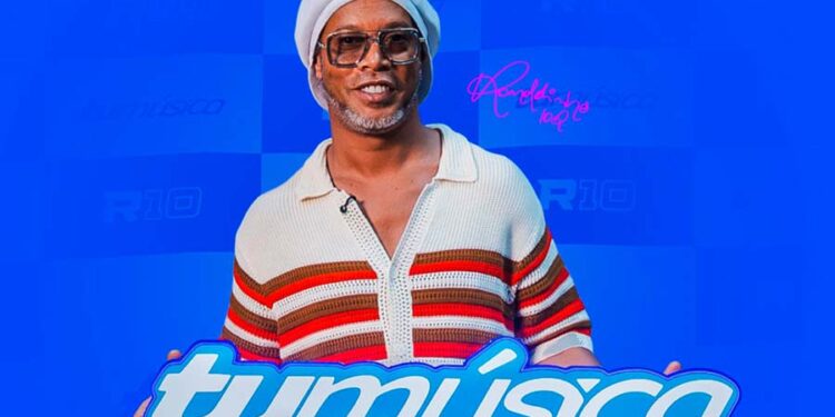 Del fútbol a la música: Ronaldinho lanza su sello y prepara álbum mundialista